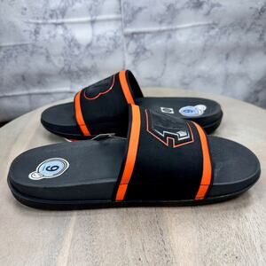Nike Offcourt Slide Bengals Men’s 9 Black Orange Sandals New With Tags NFL
